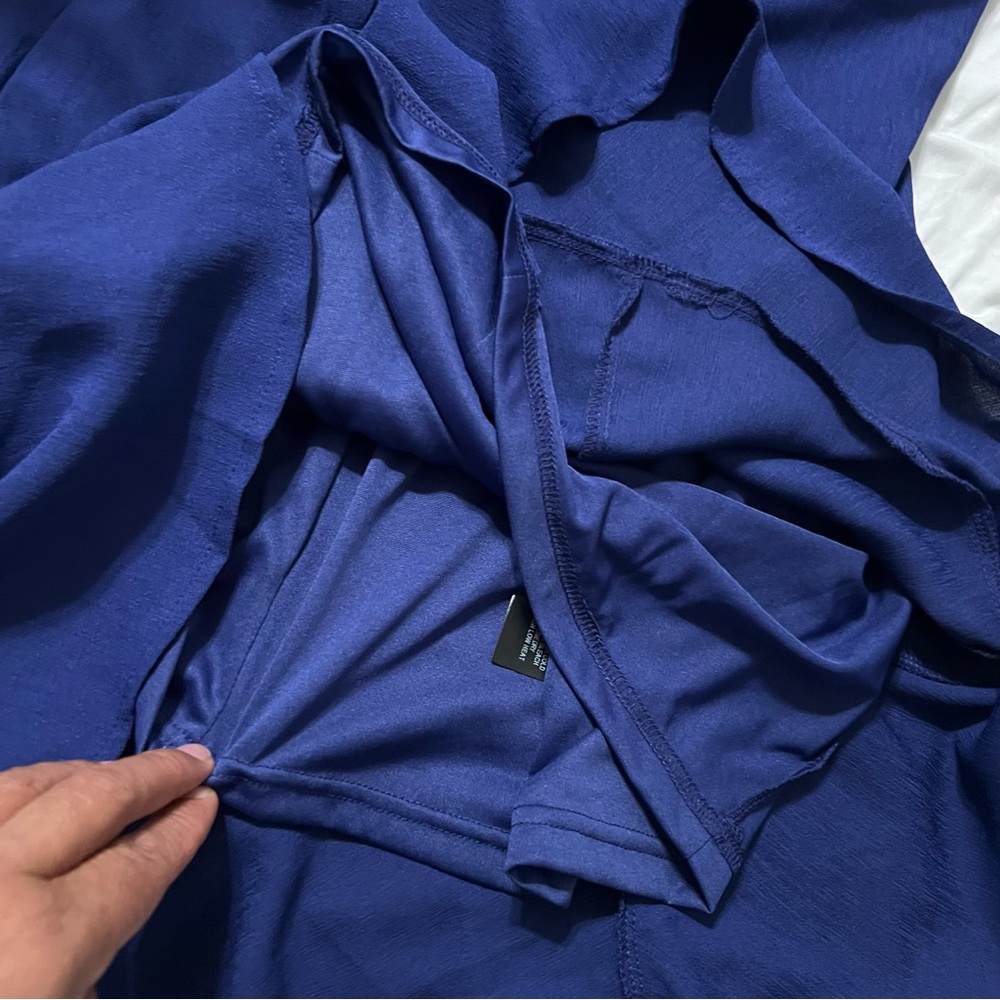 Lulus Beautiful View‎ Royal Blue One-Shoulder Dress Size Small - Picture 12 of 12